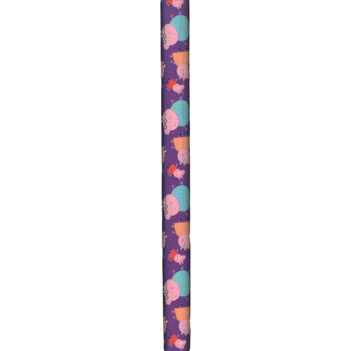 Picture of PEPPA PIG AND FRIENDS WRAPPING ROLL 70X200CM - PURPLE